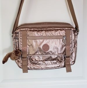 Kipling Gracy crossbody bag in gold metallic